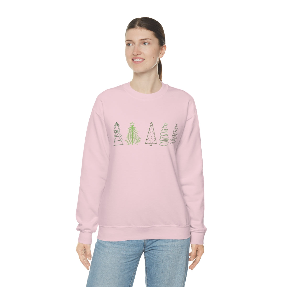 Festive Trees Crewneck