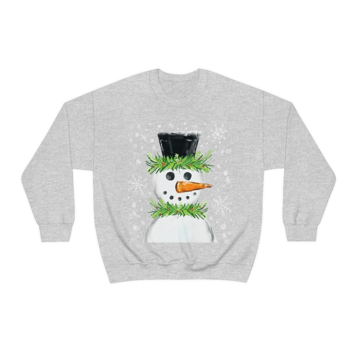 Festive snowman crewneck