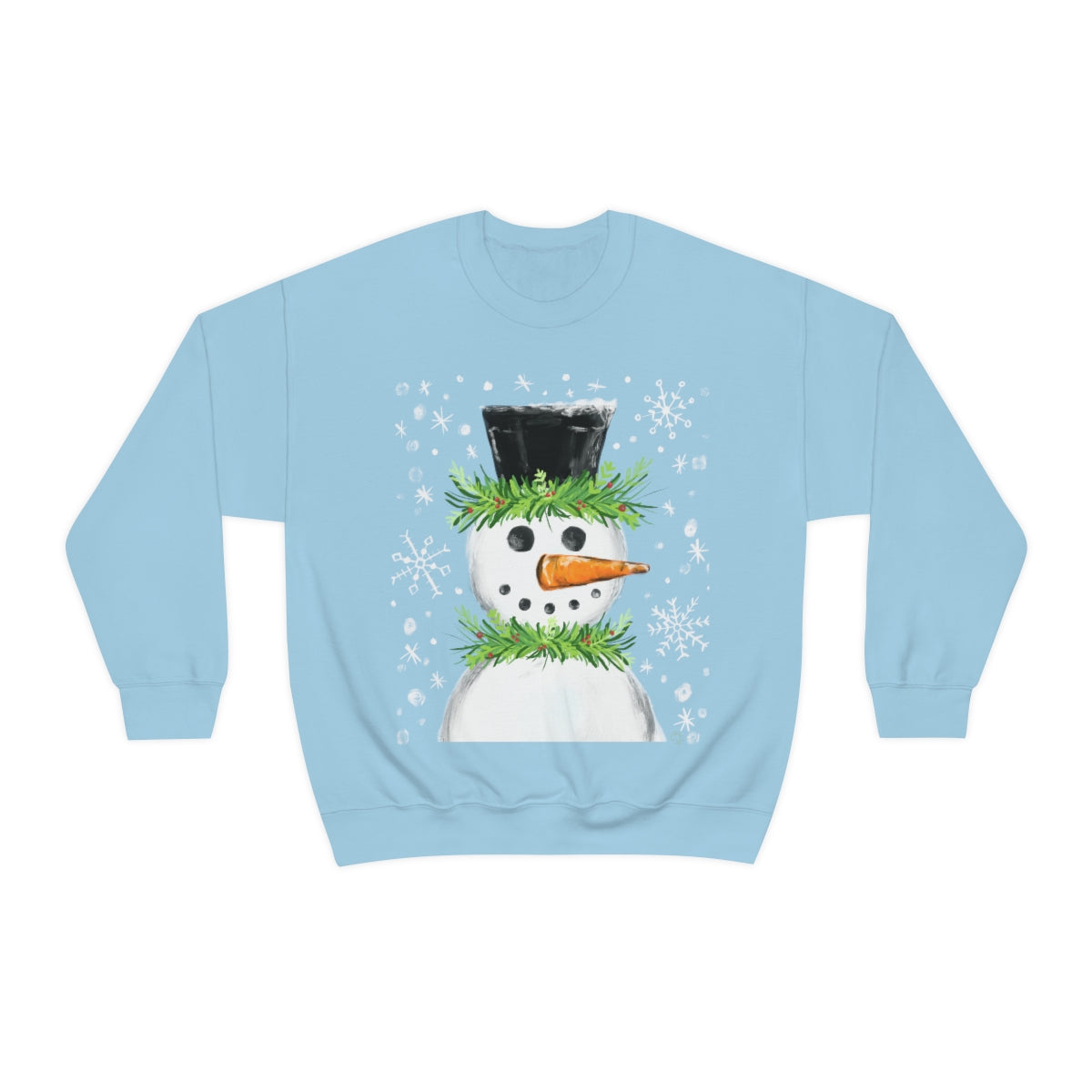 Festive snowman crewneck