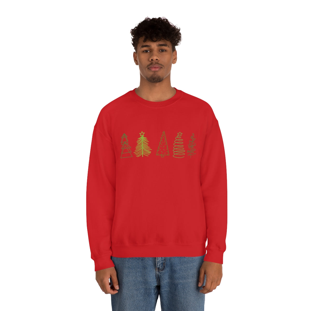 Festive Trees Crewneck