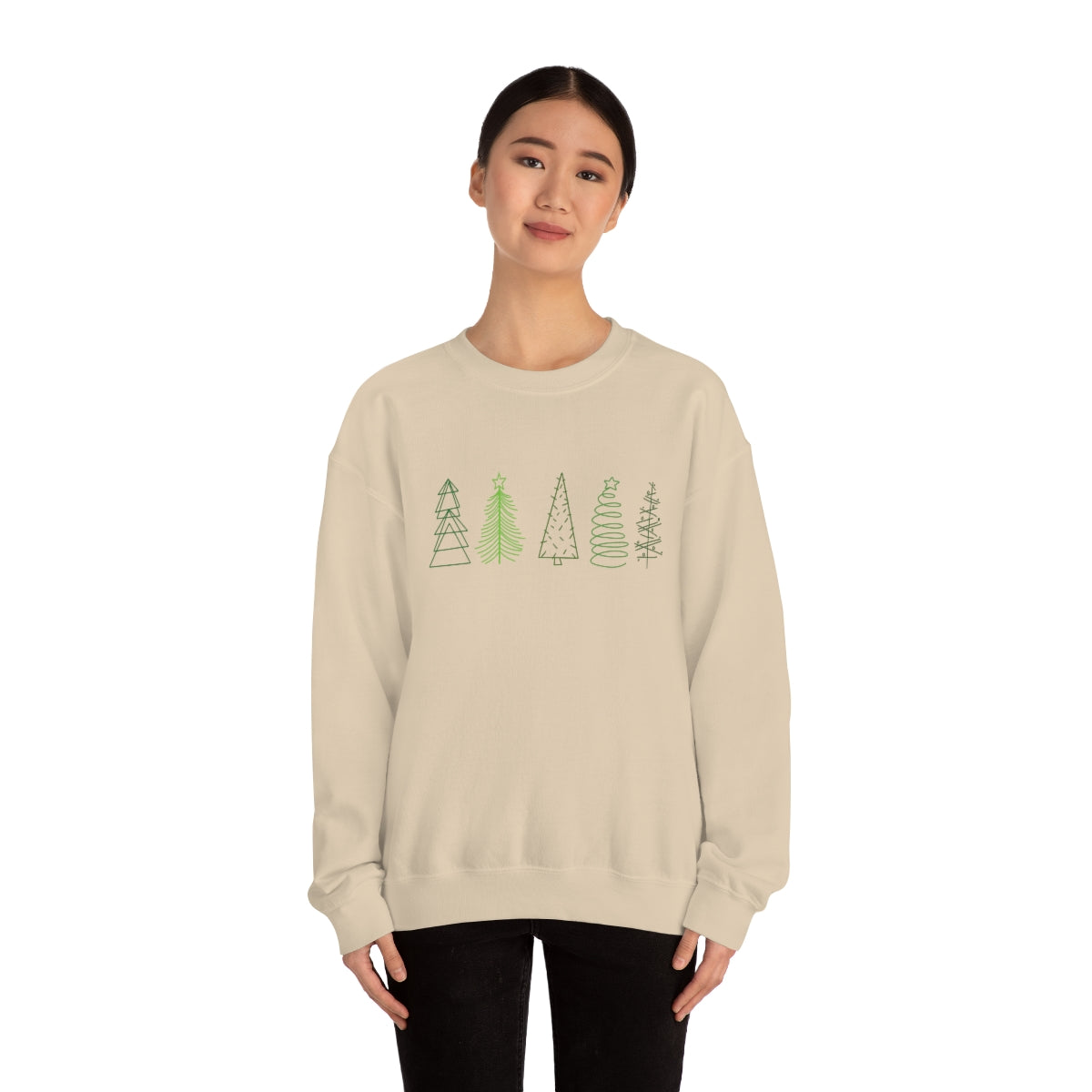 Festive Trees Crewneck
