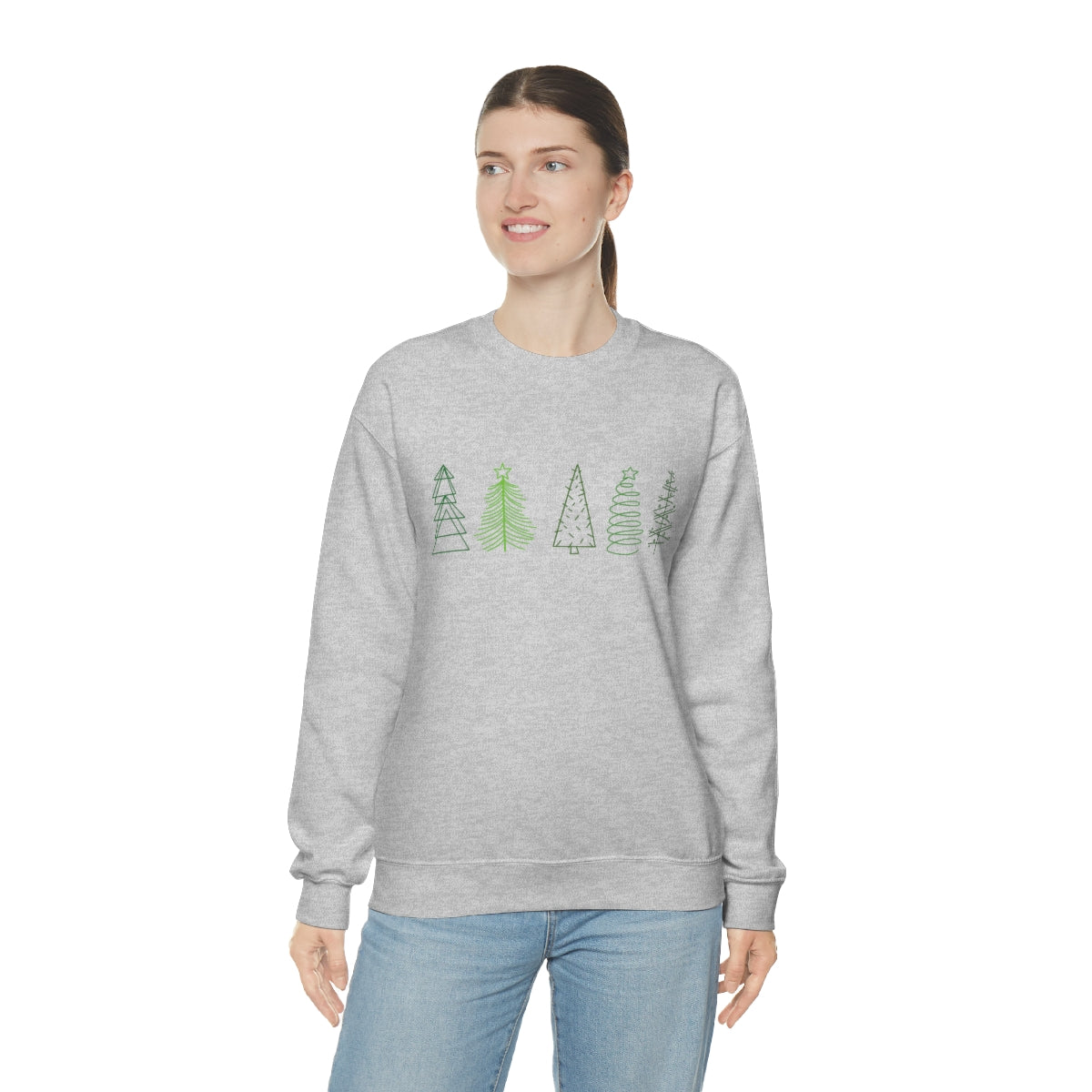 Festive Trees Crewneck