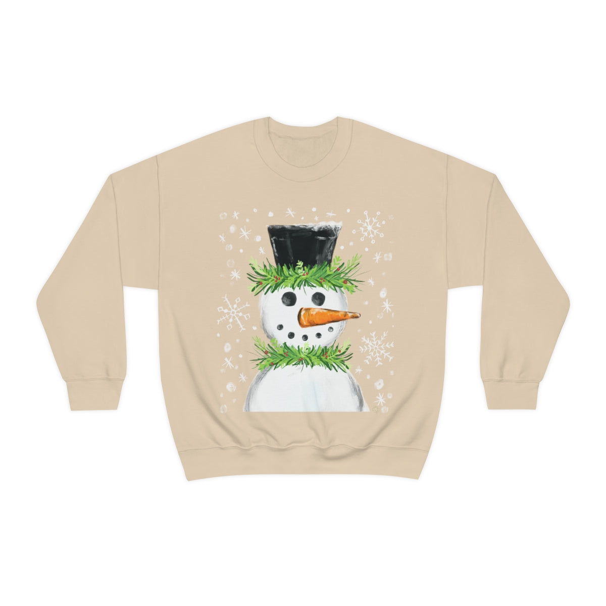 Festive snowman crewneck