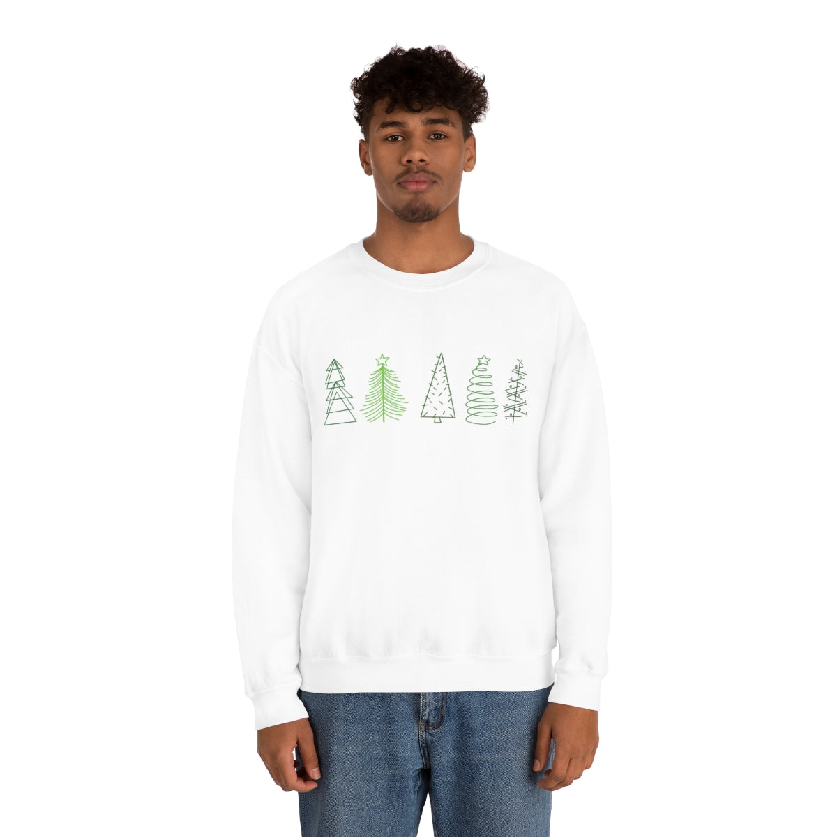 Festive Trees Crewneck