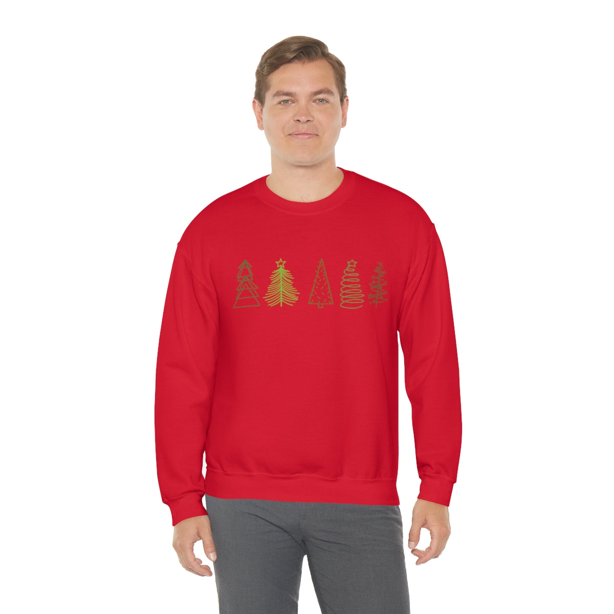 Festive Trees Crewneck