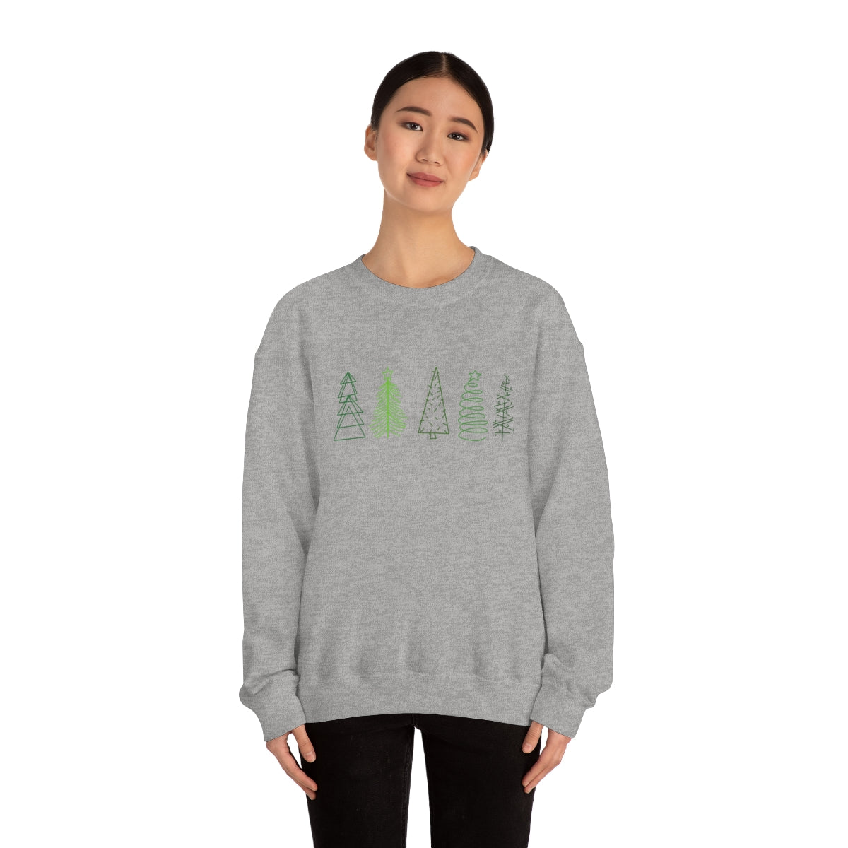 Festive Trees Crewneck