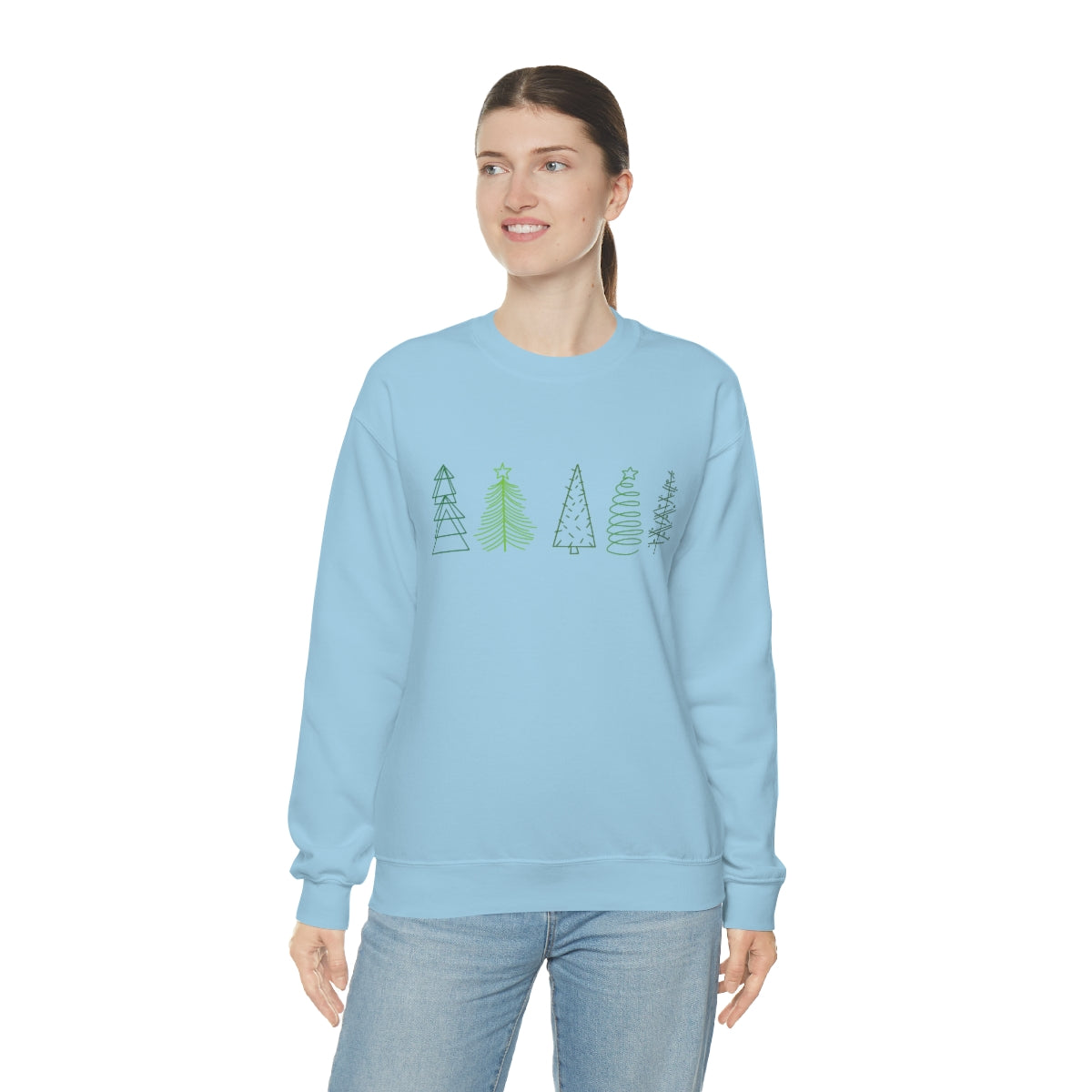 Festive Trees Crewneck