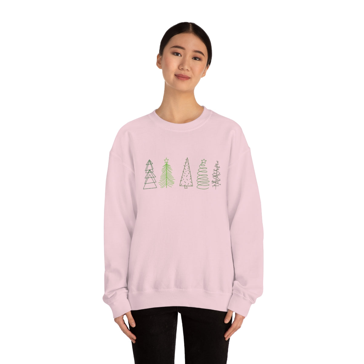 Festive Trees Crewneck