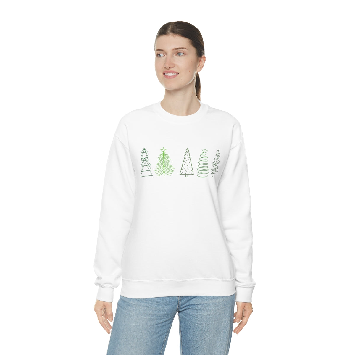 Festive Trees Crewneck