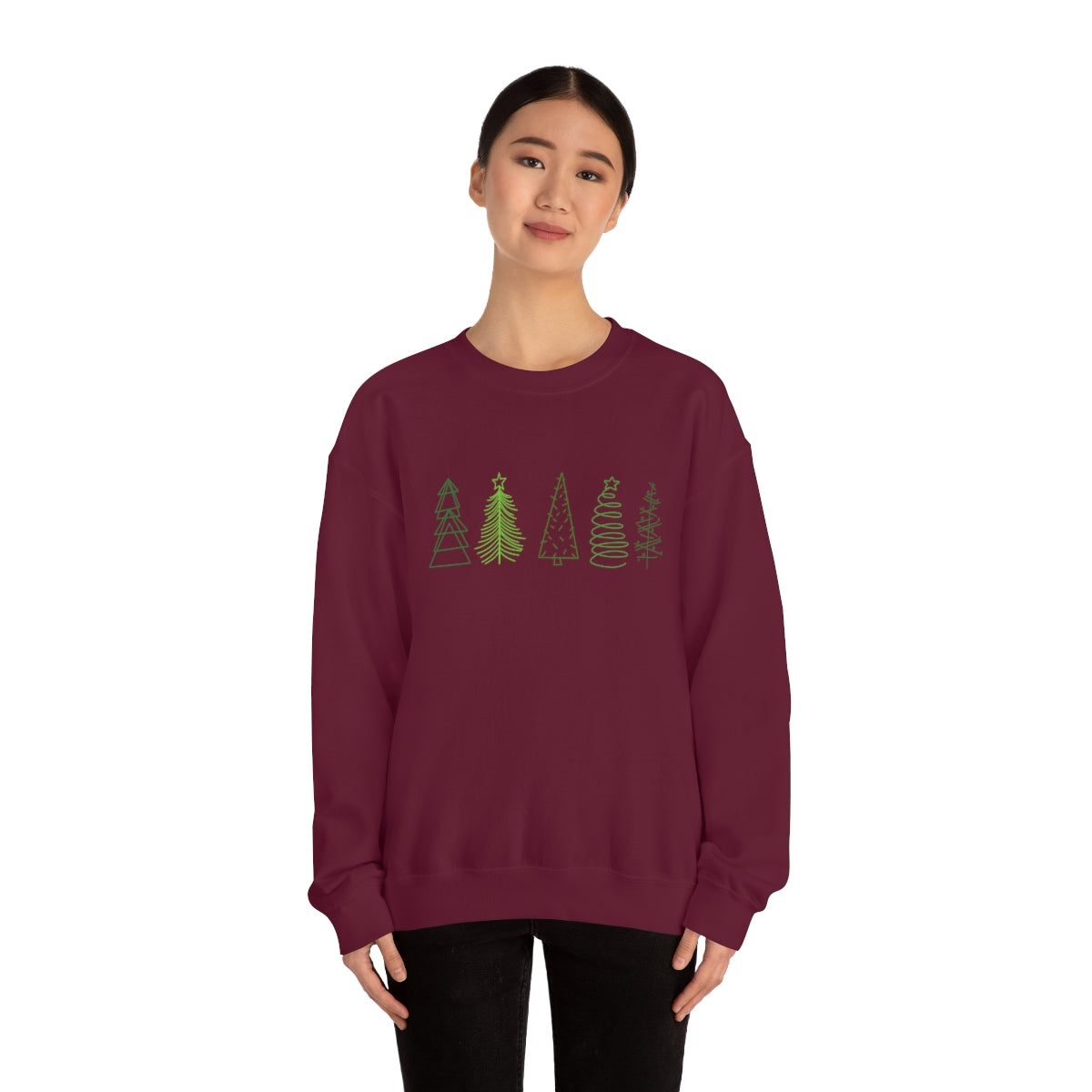 Festive Trees Crewneck