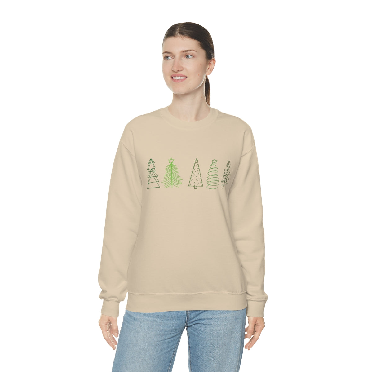Festive Trees Crewneck