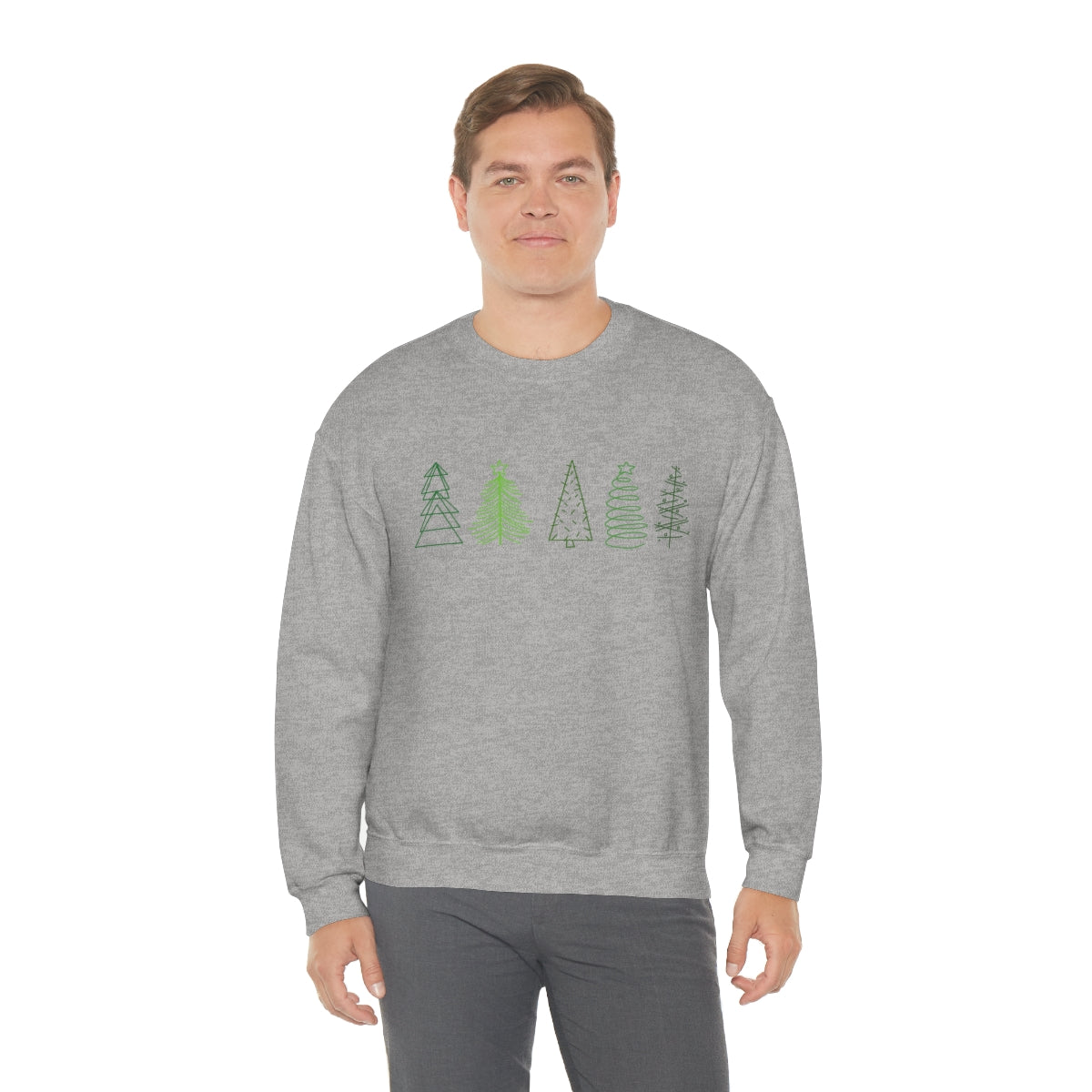 Festive Trees Crewneck