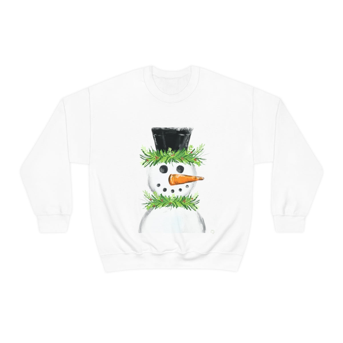 Festive snowman crewneck