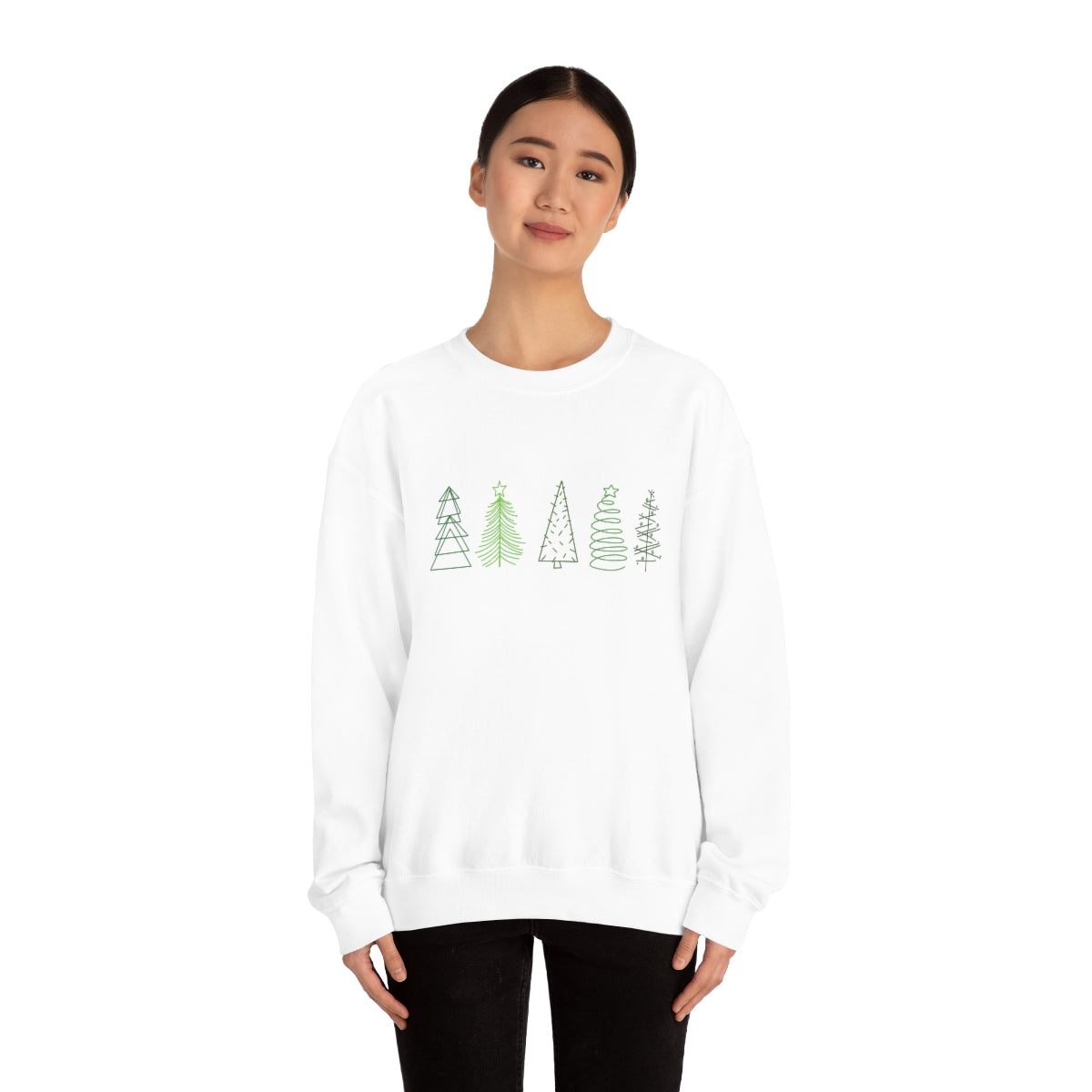 Festive Trees Crewneck