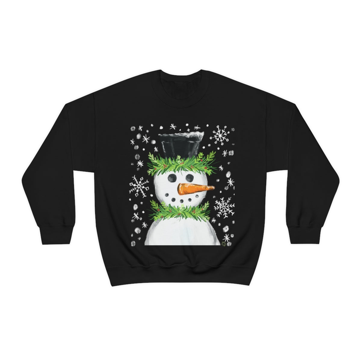 Festive snowman crewneck
