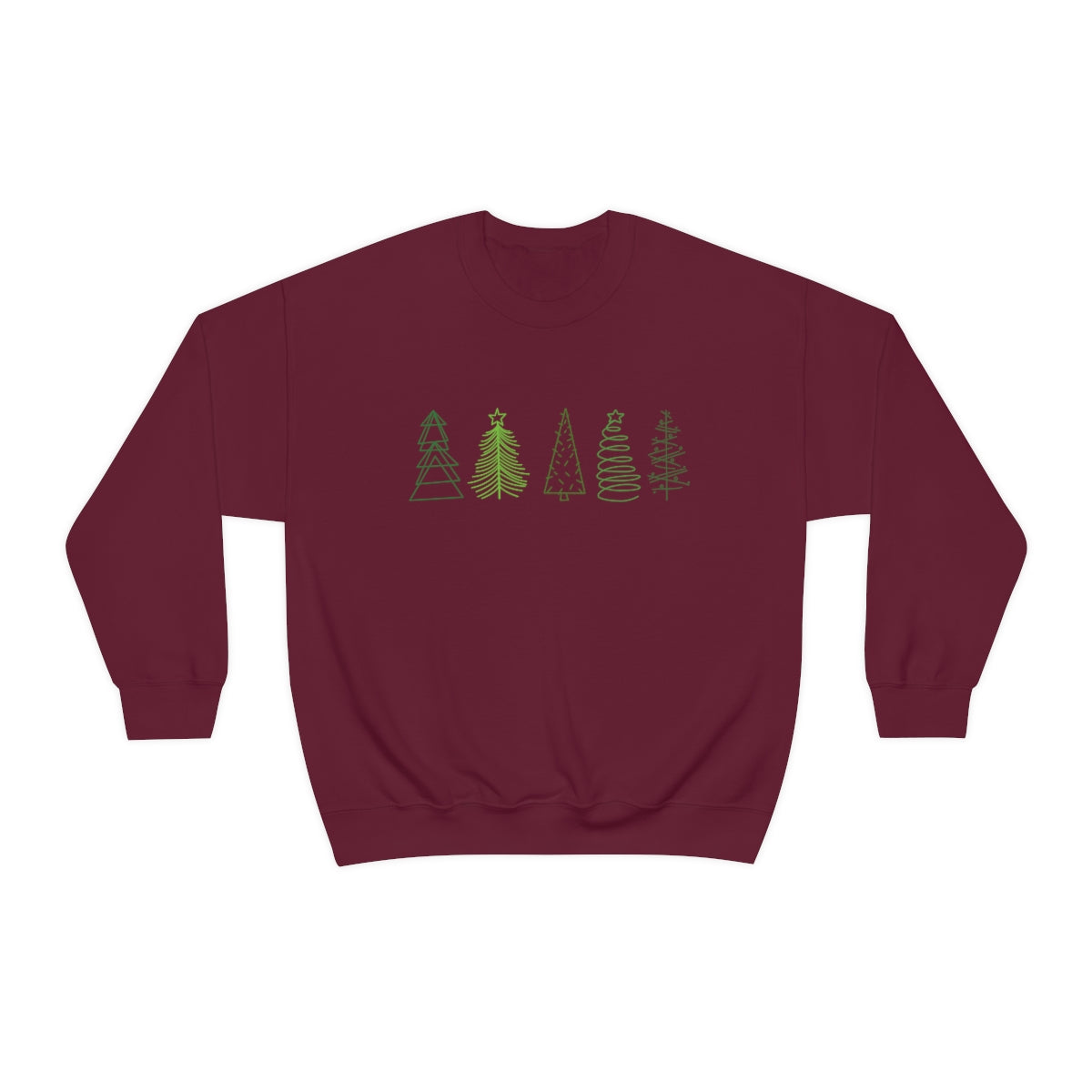 Festive Trees Crewneck