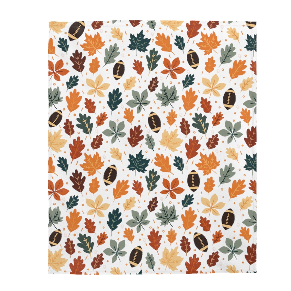 Fall Football Blanket