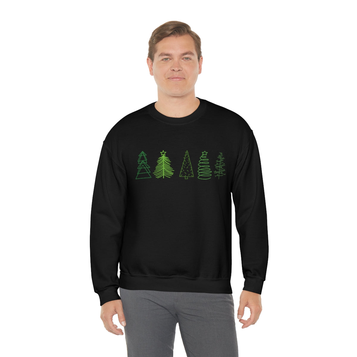 Festive Trees Crewneck