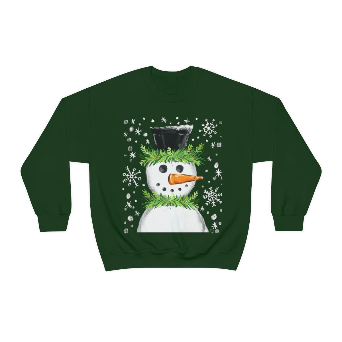 Festive snowman crewneck