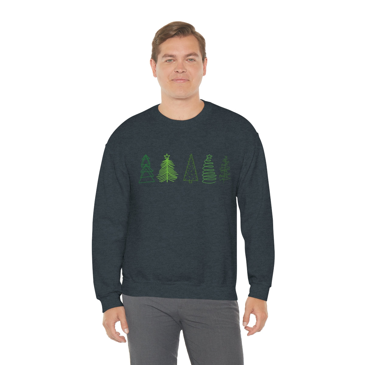 Festive Trees Crewneck