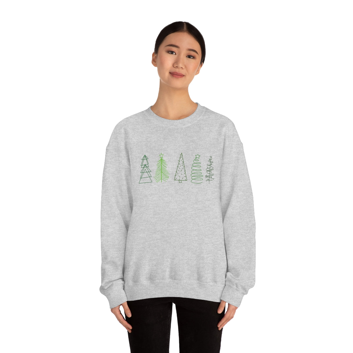 Festive Trees Crewneck