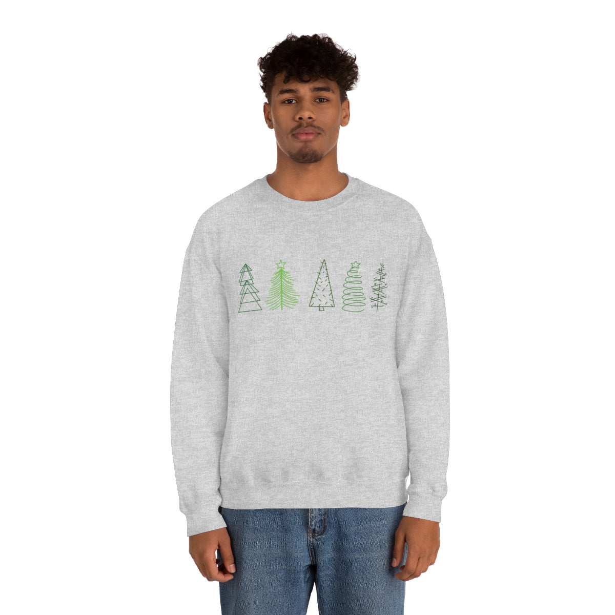 Festive Trees Crewneck