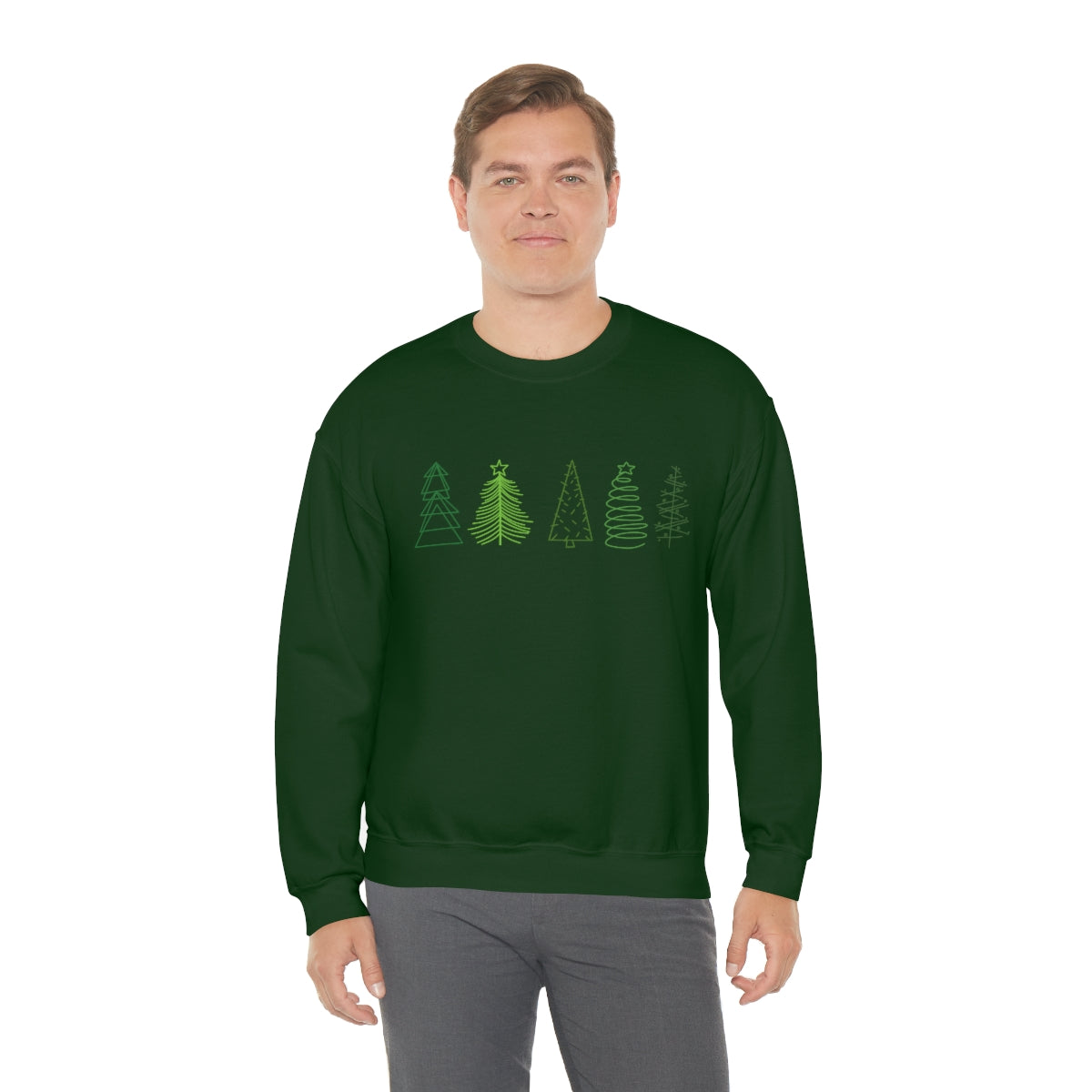 Festive Trees Crewneck