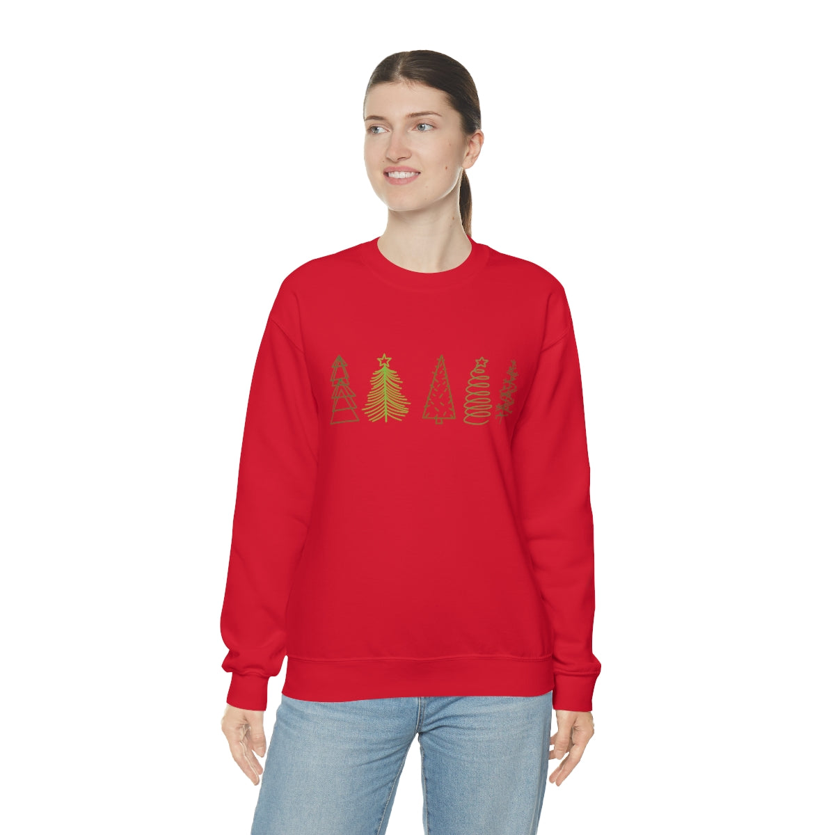 Festive Trees Crewneck