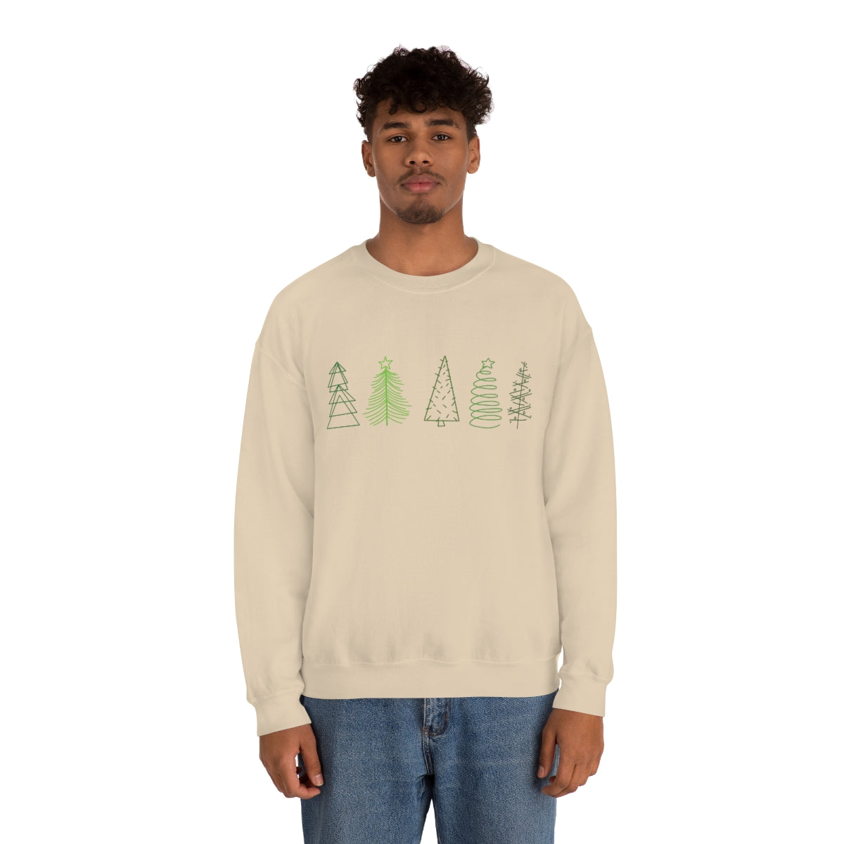 Festive Trees Crewneck