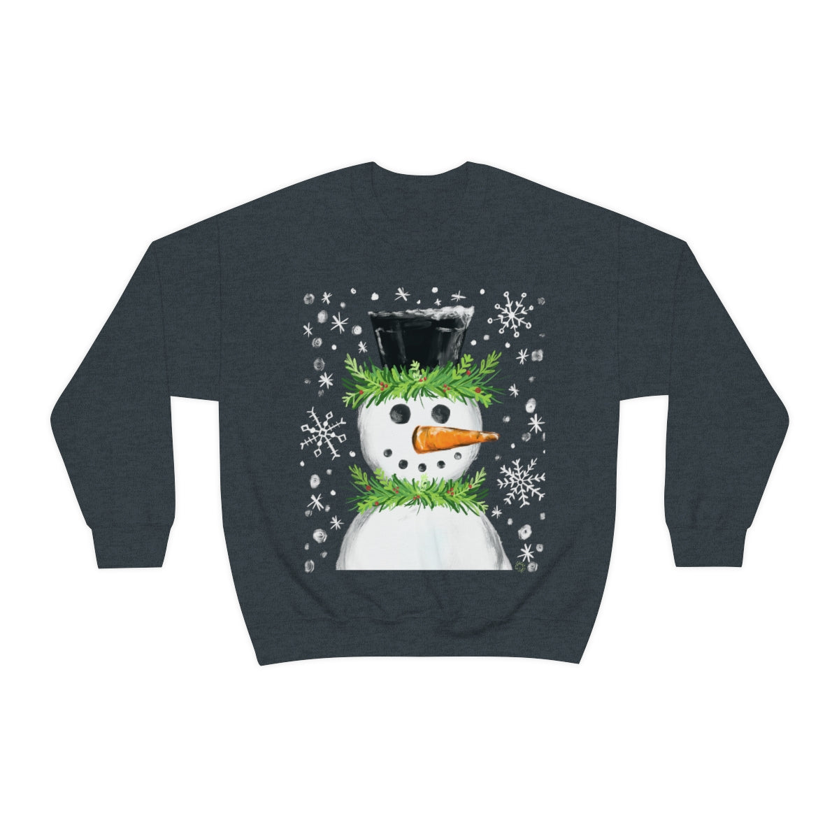Festive snowman crewneck