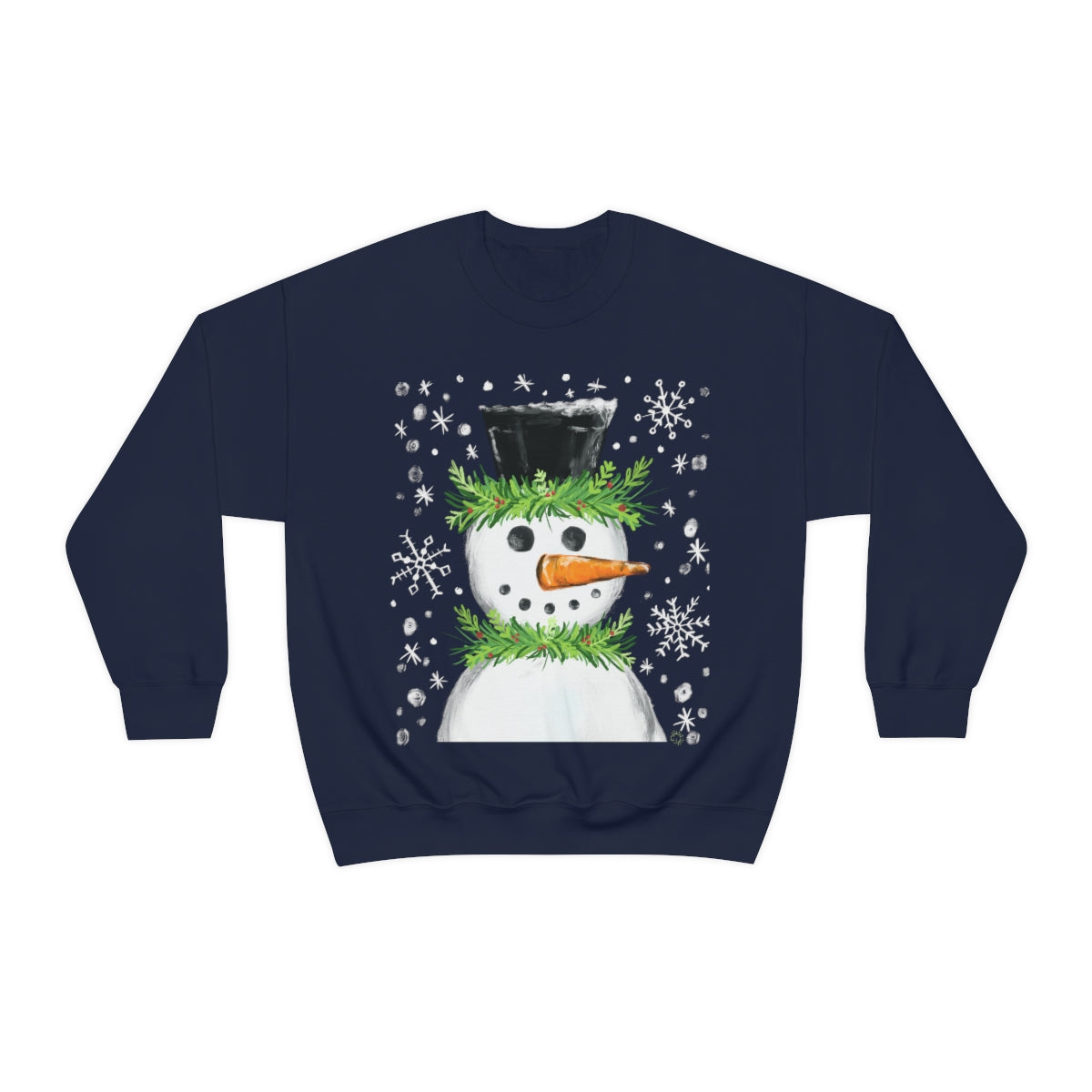 Festive snowman crewneck