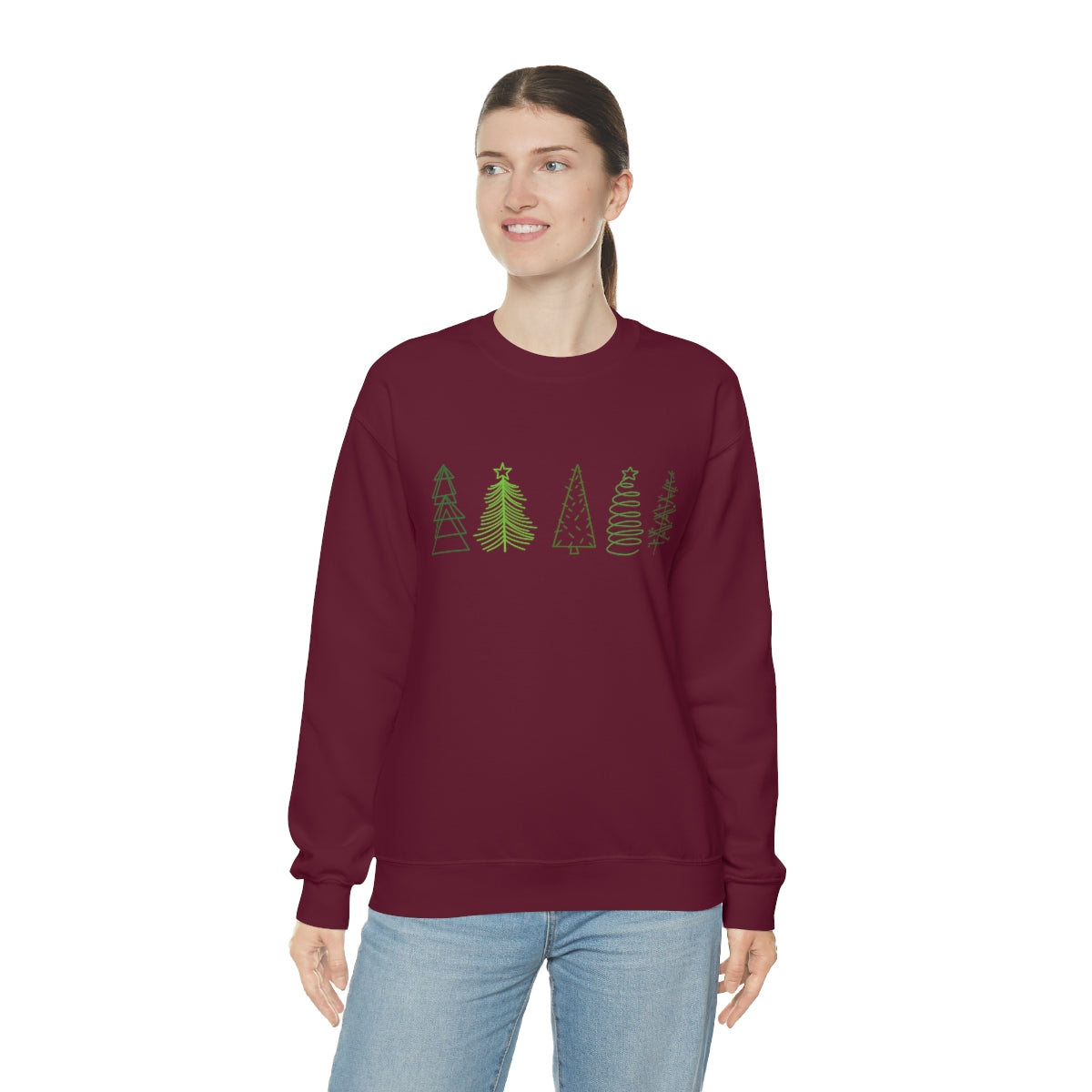 Festive Trees Crewneck