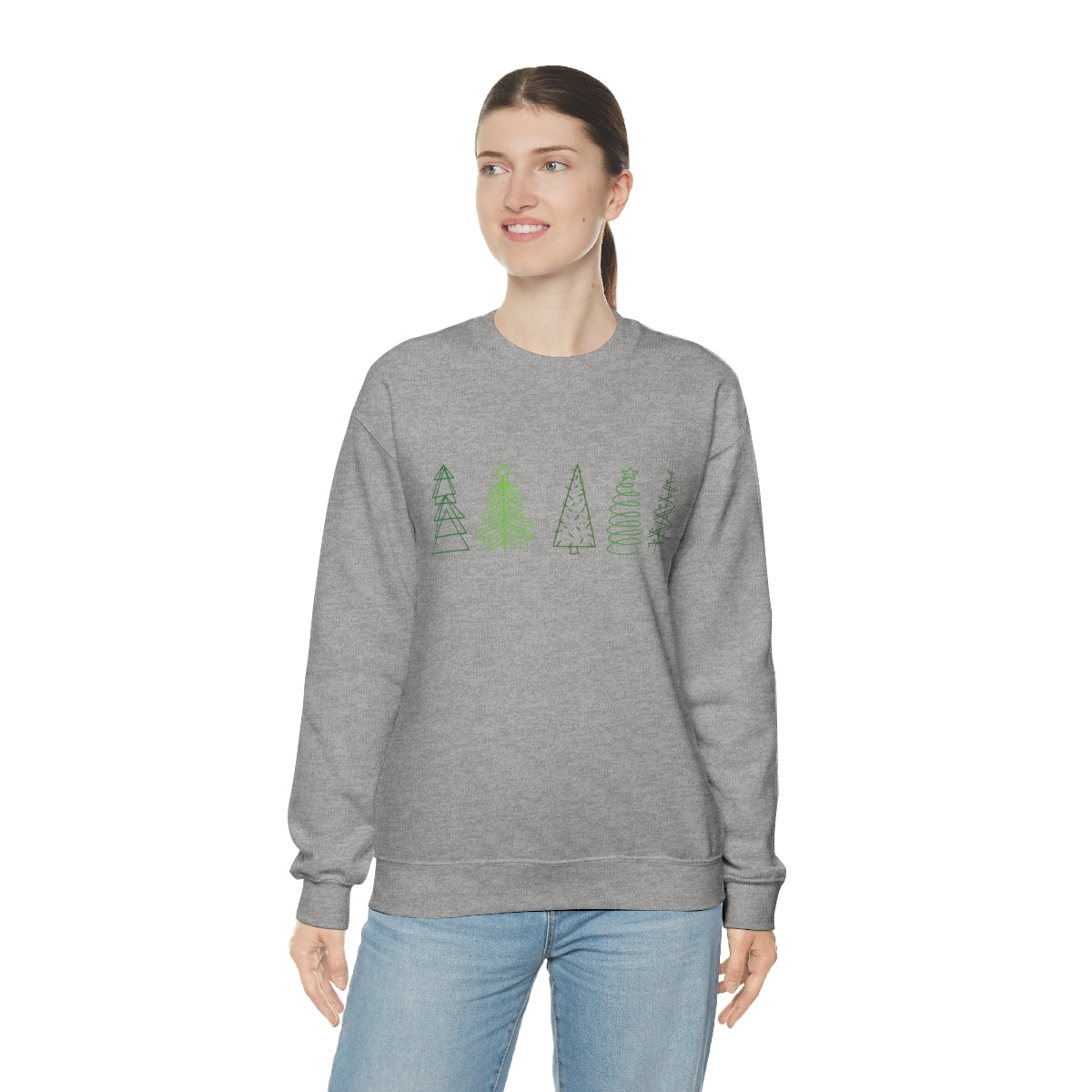 Festive Trees Crewneck