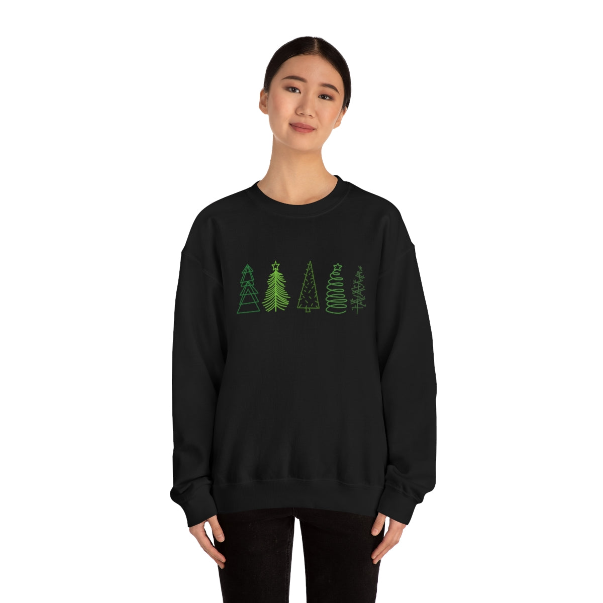 Festive Trees Crewneck