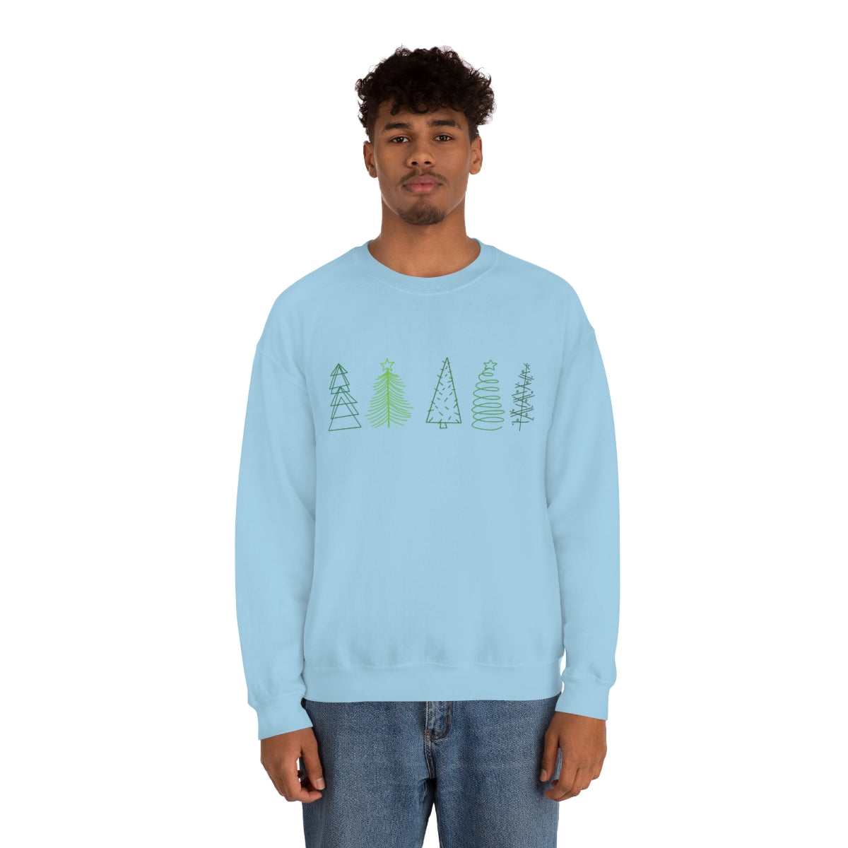 Festive Trees Crewneck