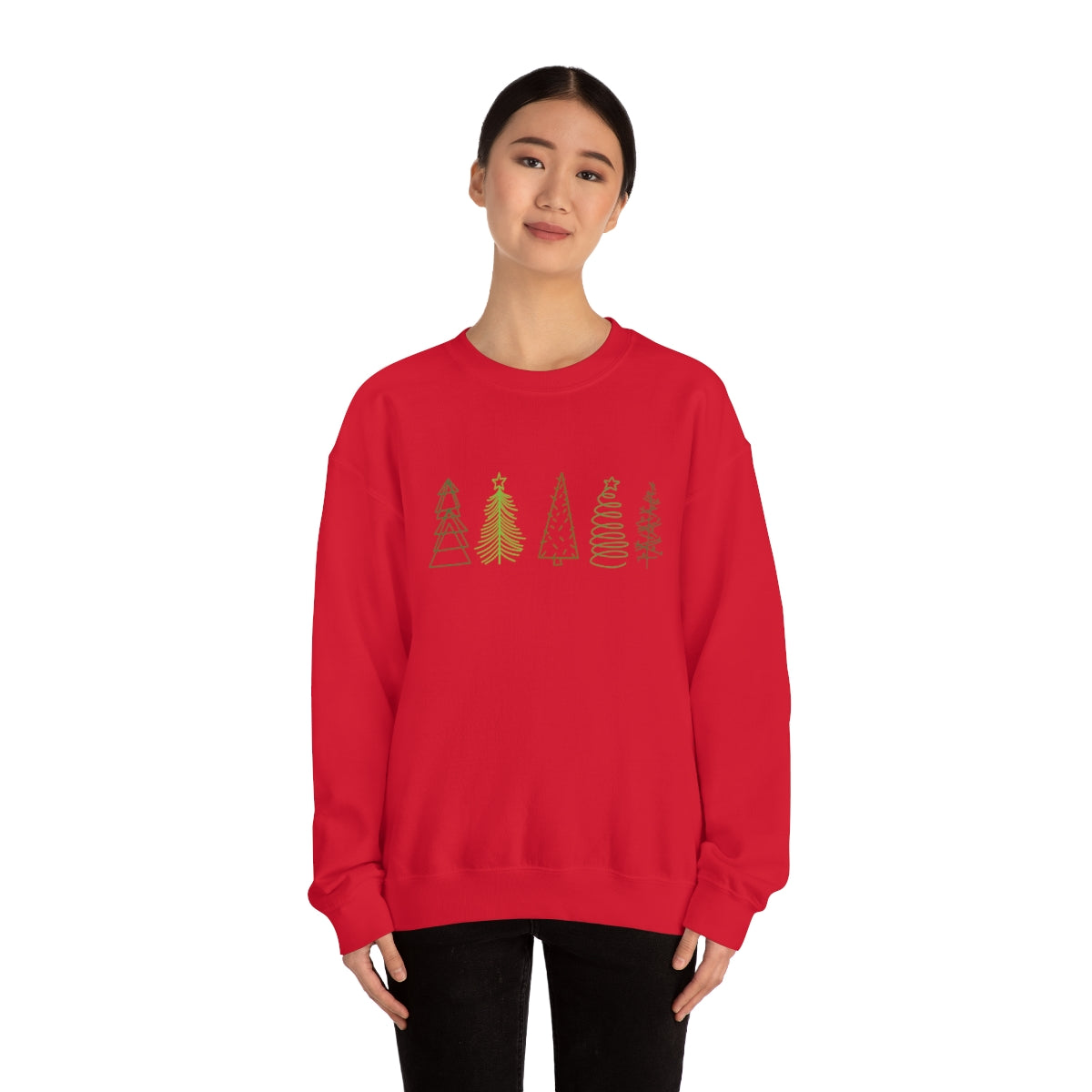 Festive Trees Crewneck
