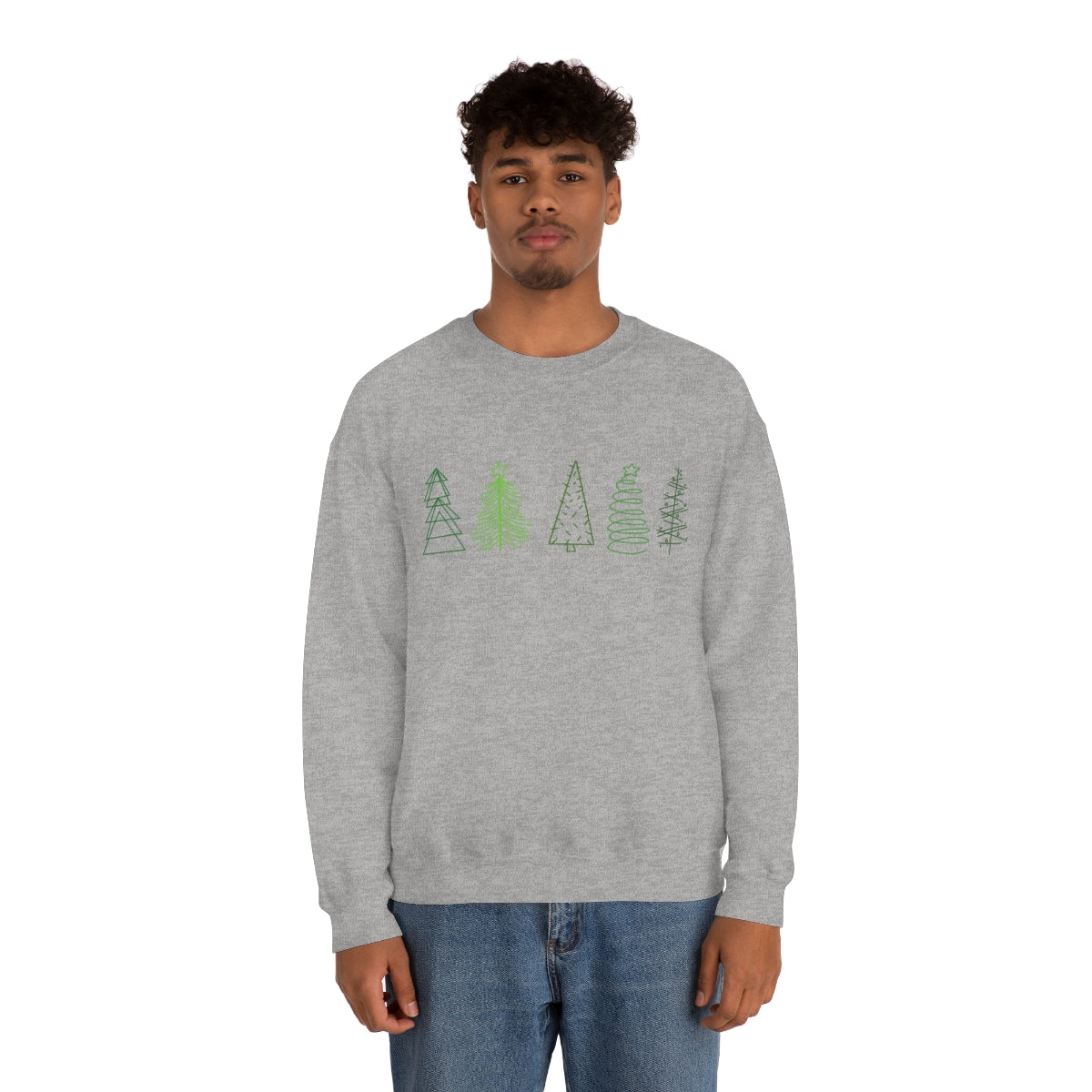 Festive Trees Crewneck