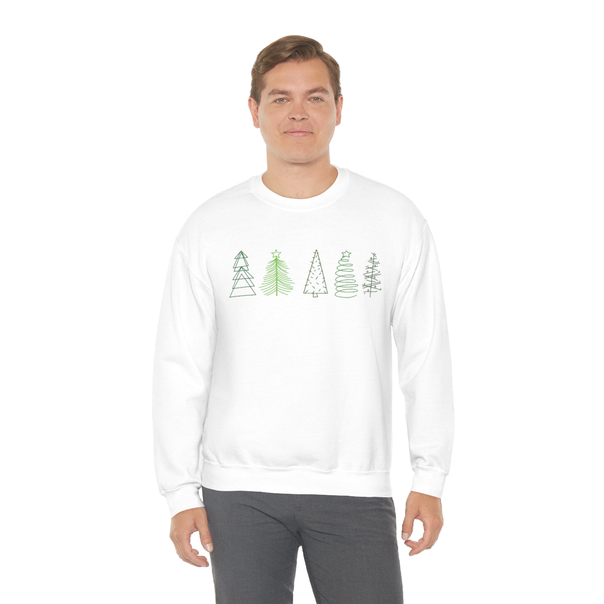 Festive Trees Crewneck