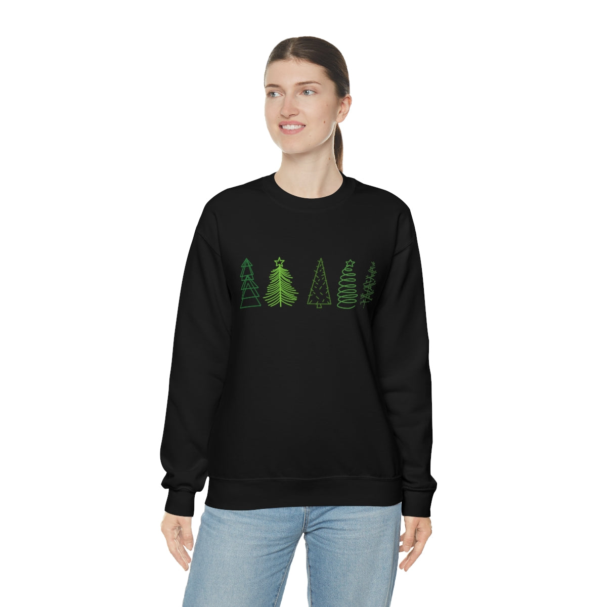 Festive Trees Crewneck