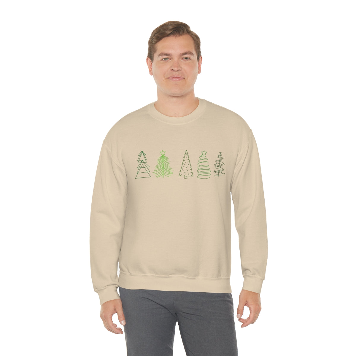 Festive Trees Crewneck
