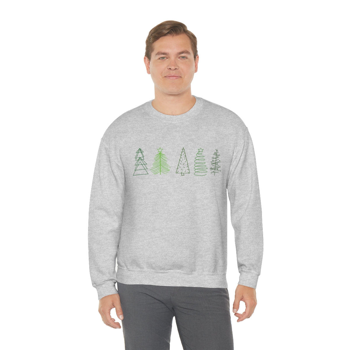 Festive Trees Crewneck