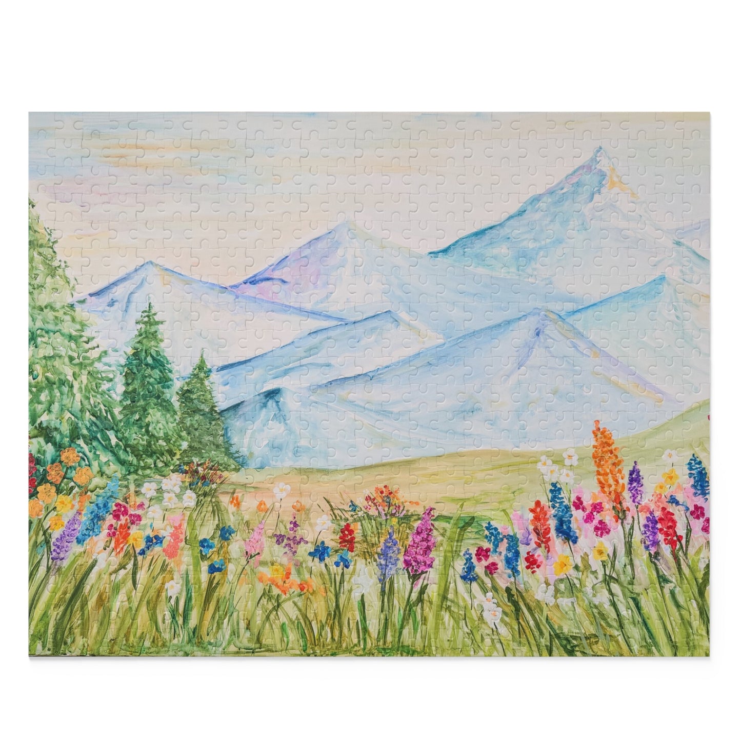 “Flower Valley” Puzzle (120, 252, 500-Piece)