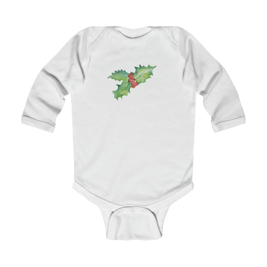 Holiday berries Infant Long Sleeve Bodysuit