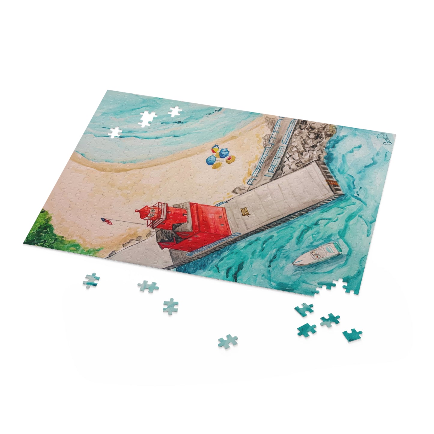 “Holland Lighthouse” Puzzle (120, 252, 500-Piece)