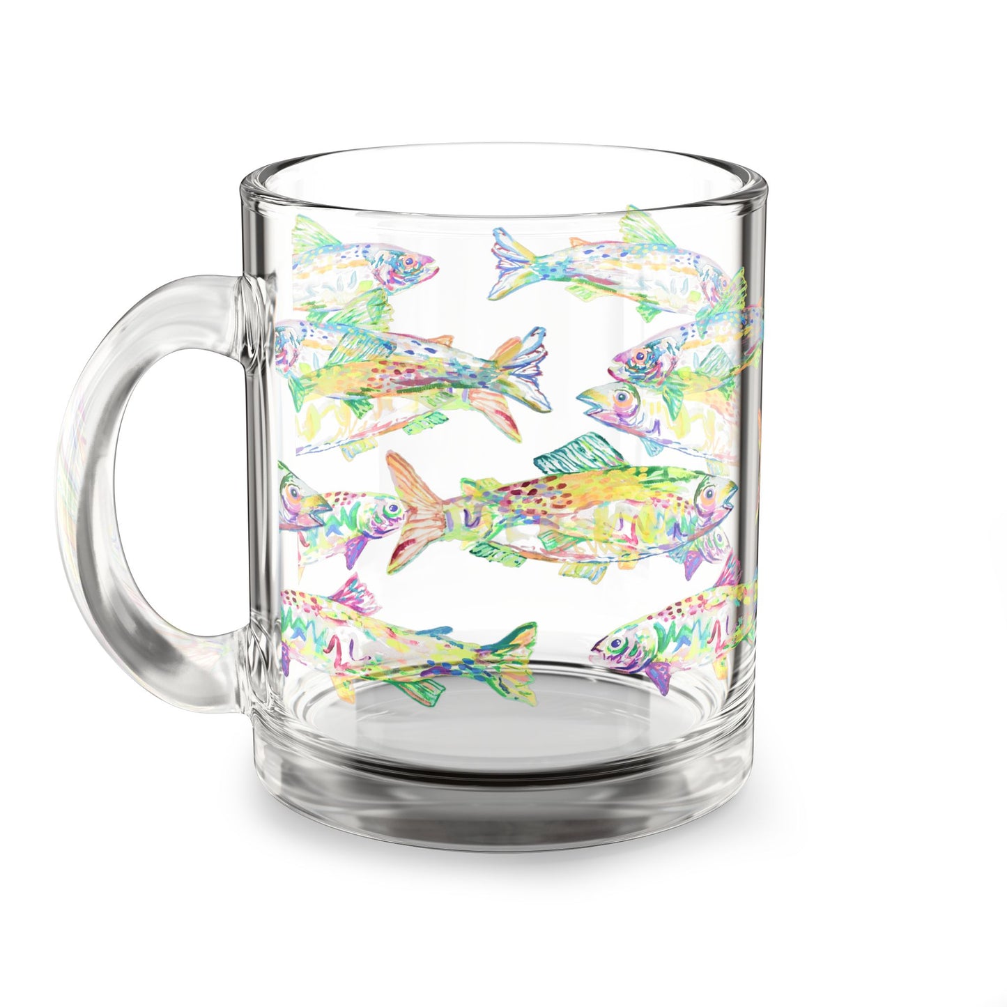 “Upstream” Glass Mug