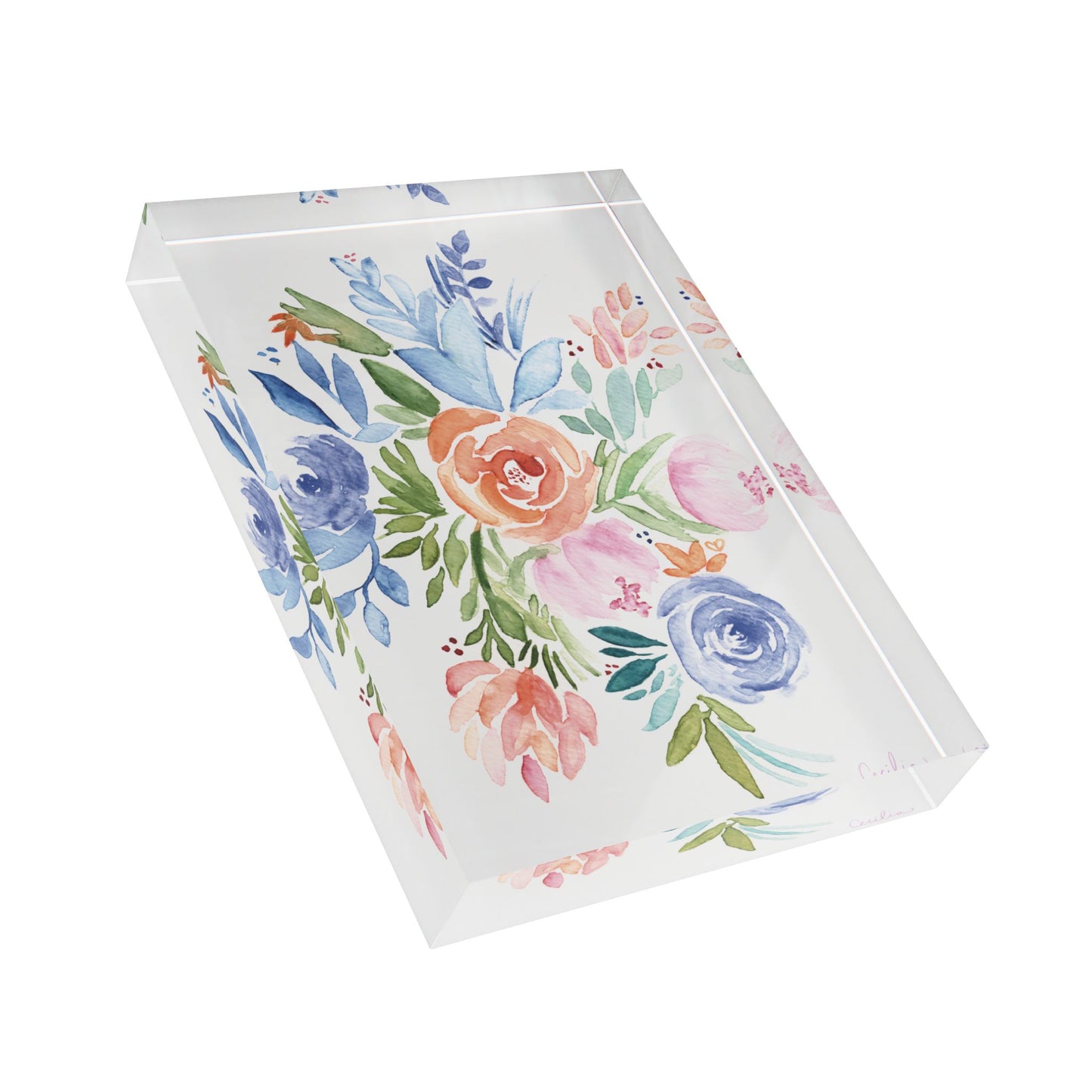 “Blooming Florals” Block Print