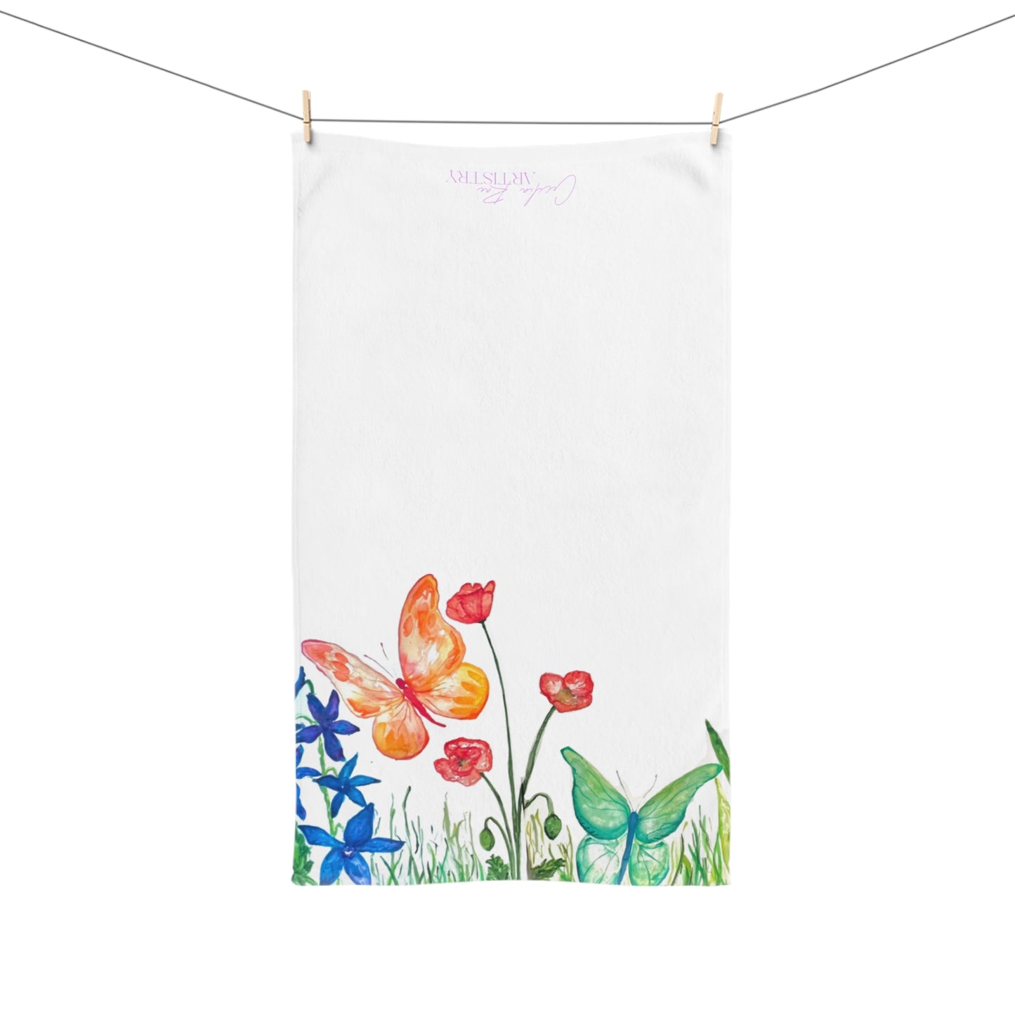 “Floating By” Hand Towel