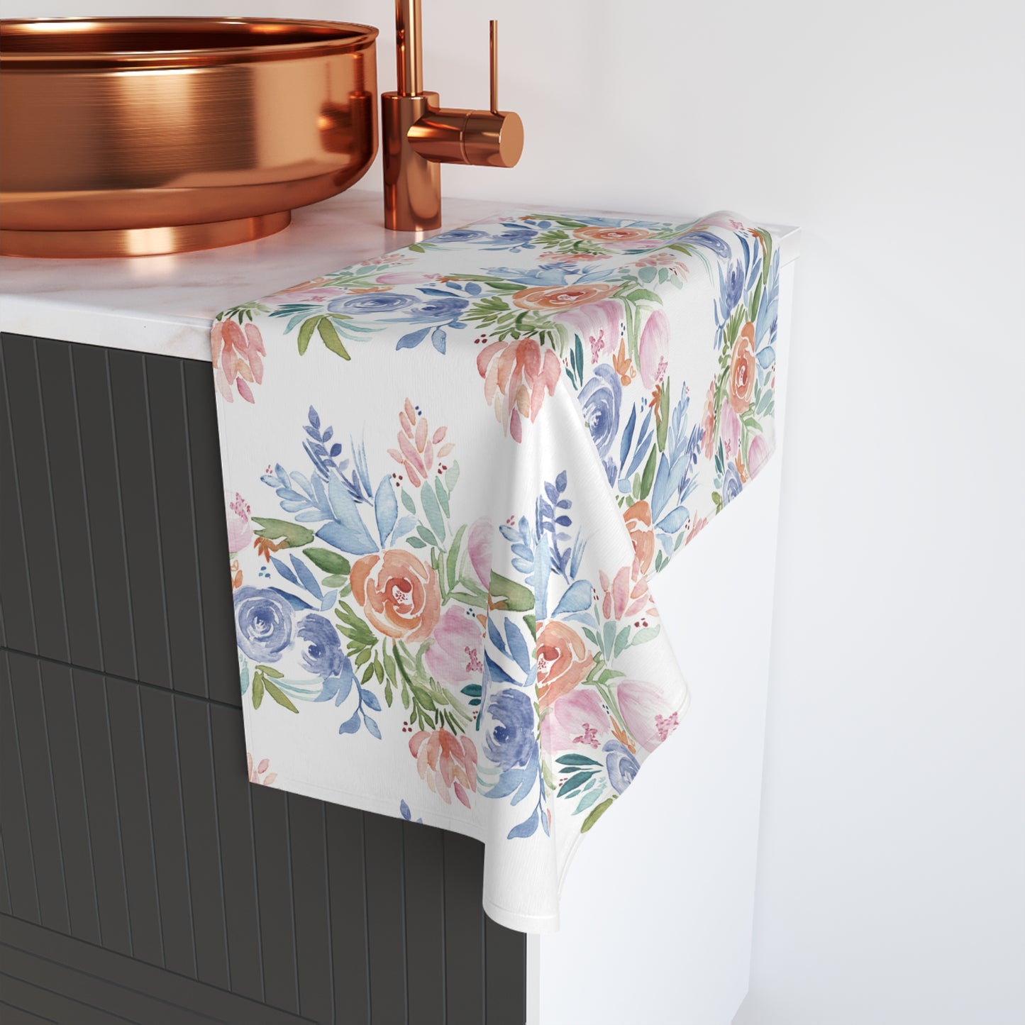 “Blooming Florals” Hand Towel