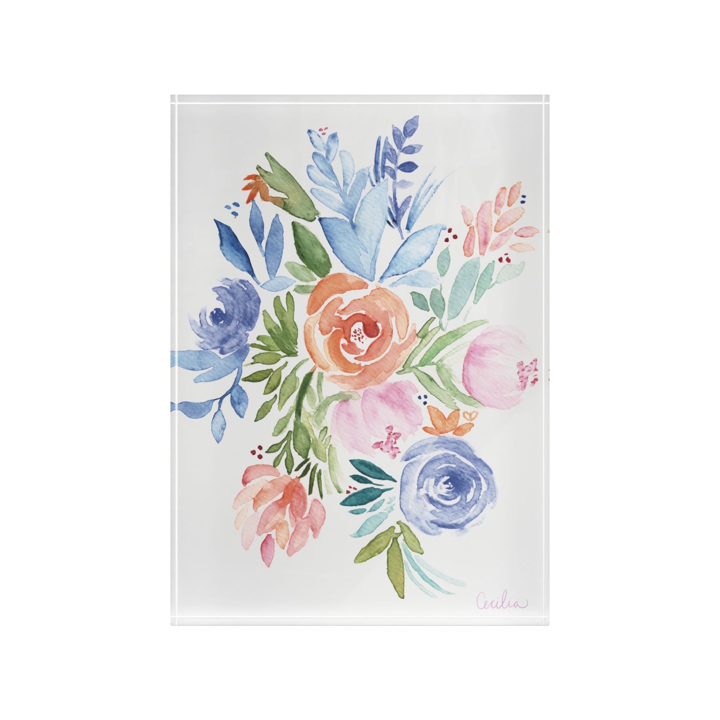 “Blooming Florals” Block Print