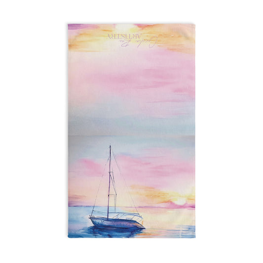 “Her Calm Waters” Hand Towel